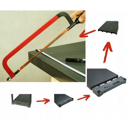 Regał magazynowy plastikowy JUPITER-6_130_SZAR