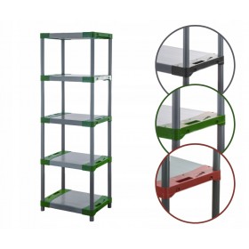 Regał magazynowy plastikowy JUPITER-5_060_ZIEL