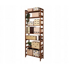 Regał na książki Modułowy BERDO 236x80x34,4 7P
