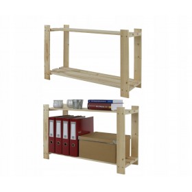 Regał na książki buty drewniany 50X80X28 2p