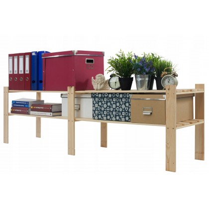 Regał na książki buty drewniany 50X170X38 2p