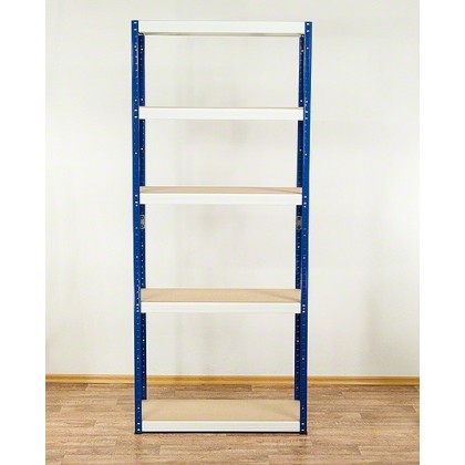 Regał Helios 196x90x40 cm 5 półek/175kg Niebiesko-Niebieski