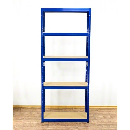 Regał Helios 196x90x40 cm 5 półek/175kg Niebiesko-Niebieski
