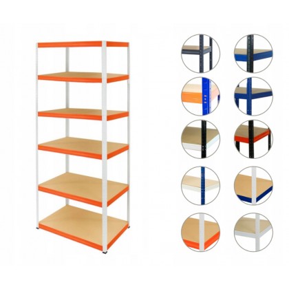 Regał metalowy HL magazynowy HWO-196x110x35-6-175