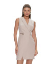 Sukienka koktajlowa Front Split Wrap Ls Dress