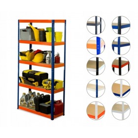 Regał metalowy HL magazyn HNO-180x110x60-5-350