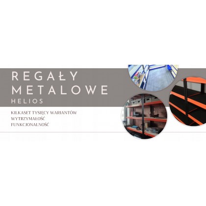 Regał metalowy HL magazyn HBW-196x100x30-6-175
