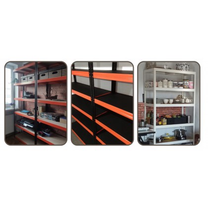 Regał metalowy HL magazyn HBW-196x100x30-6-175