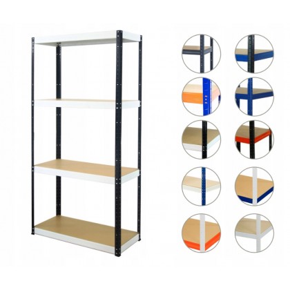 Regał metalowy HL magazyn HBW-180x075x30-4-400
