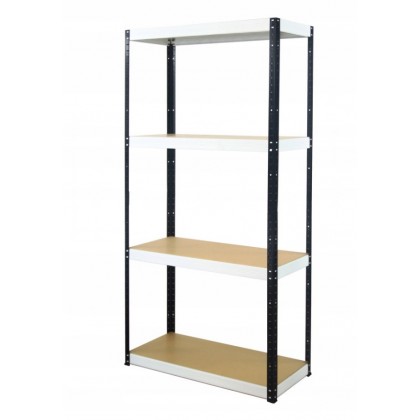 Regał metalowy HL magazyn HBW-180x075x30-4-400