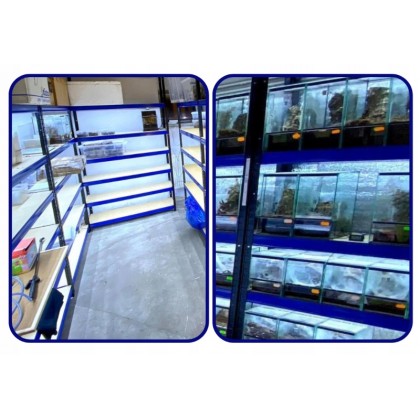 Regał metalowy HL magazyn HBW-196x110x45-5-175