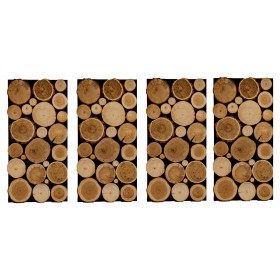 Panel dekoracyjny 76x38x3 Mix plastrów 4 szt