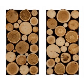 Panel dekoracyjny 76x38x3 Mix plastrów 2 szt