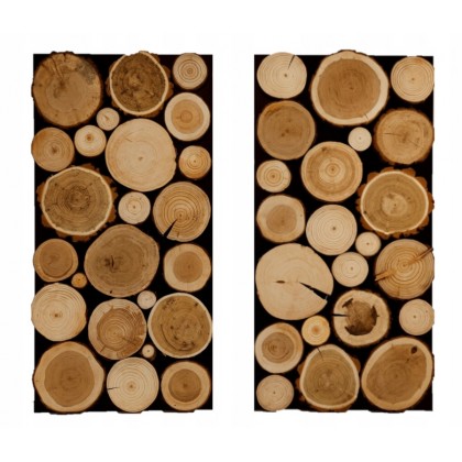 Panel dekoracyjny 76x38x3 Mix plastrów 2 szt
