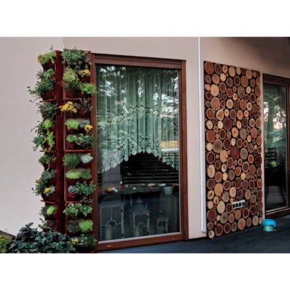 Panel dekoracyjny 76x38x3 Mix plastrów 2 szt