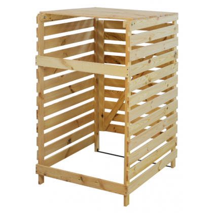 Pojedyncza obudowa na kosze OBK 1x240L Naturalna