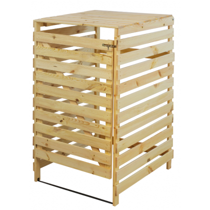 Pojedyncza obudowa na kosze OBK 1x240L Naturalna