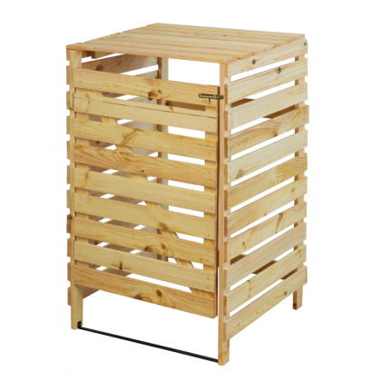 Pojedyncza obudowa na kosze OBK 1x120L Naturalna