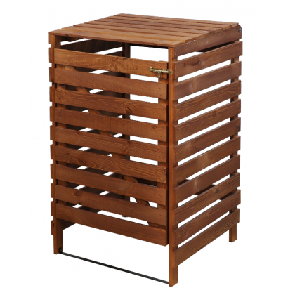 Pojedyncza obudowa na kosze OBK 1x120L Brązowa