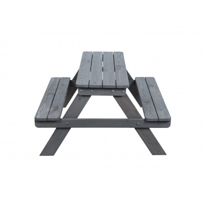 Stół piknikowy dla dzieci z ławką SPD/79cm - Szary