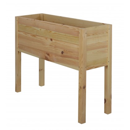 Drewniana Skrzynia na nóżkach /szer. 88cm/Regulacja Dna/ RDS – Naturalna