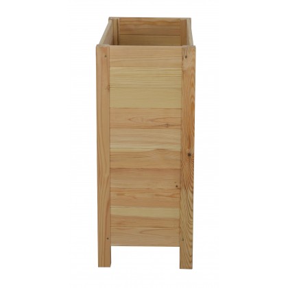 Wysoka Skrzynia na Donicę /szer. 60cm/Regulacja Dna/ RDS – Naturalna