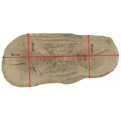 DĘBOWY BLAT STOLIKA PLASTER DŁ. 90 cm nr133814