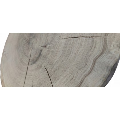 DĘBOWY STOLIK KAWOWY PLASTER DREWNA 99 cm nr105301