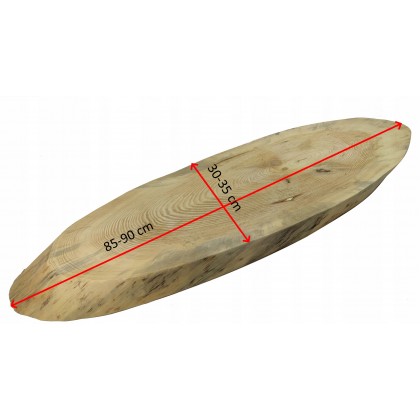 BLAT STOLIK KAWOWY PLASTER DREWNA 85-90cm nr093954