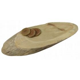 BLAT STOLIK KAWOWY PLASTER DREWNA 82cm nr 160623