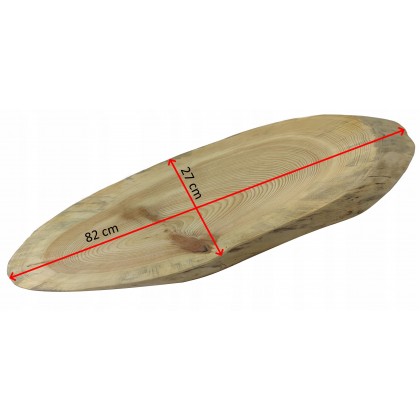 BLAT STOLIK KAWOWY PLASTER DREWNA 82cm nr 160623
