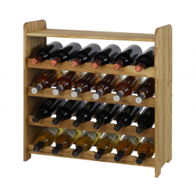 Dębowy Regał na Wino z Półką RW-22/24 butelki/ Olejowany