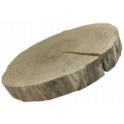 PLASTER DREWNA krążek 40-45cm gr 5,0 DĄB na stół