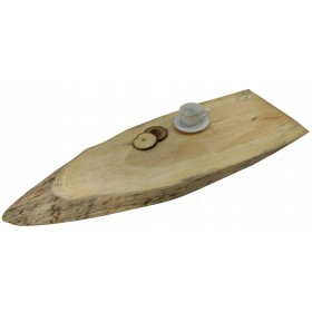 BLAT NA STOLIK KAWOWY, PLASTER DREWNA dł 127 cm