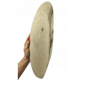 DĘBOWA TACA DREWNIANA PLASTER DREWNA DŁ 35-40 CM