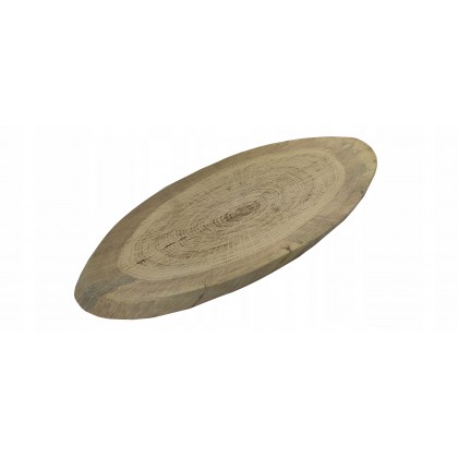 PLASTER DREWNA DĄB DŁ 30-35 CM TACA OZDOBNA