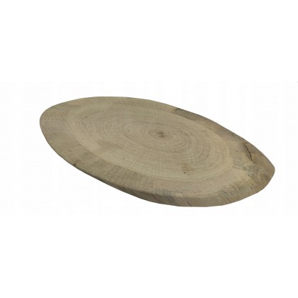 PLASTER DREWNA DĄB DŁ 30-35 CM TACA OZDOBNA