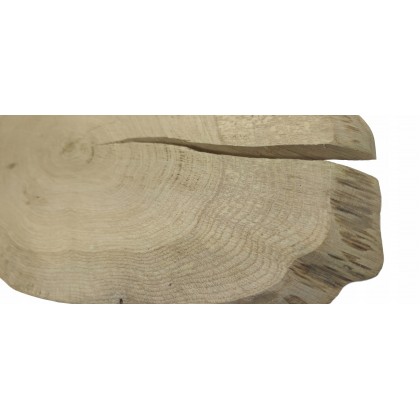 PLASTER DREWNA DĄB DŁ 45-50 CM TACA OZDOBNA