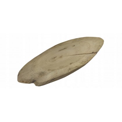 PLASTER DREWNA DĄB DŁ 45-50 CM TACA OZDOBNA
