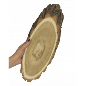 PLASTER DREWNA AKACJA DŁ 40-45 CM TACA OZDOBNA