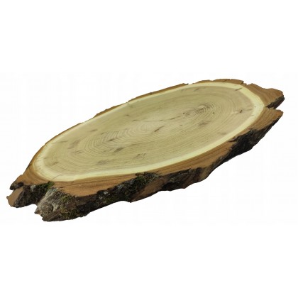 PLASTER DREWNA AKACJA DŁ 35-40 CM TACA OZDOBNA