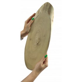 PLASTER DREWNA AKACJA DŁ 40-45 CM TACA OZDOBNA