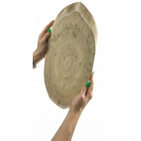 PLASTER DREWNA AKACJA DŁ 40-45 CM TACA OZDOBNA