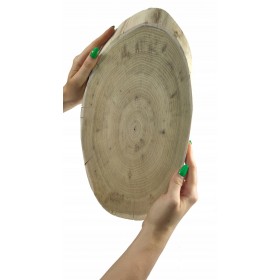 PLASTER DREWNA AKACJA DŁ 30-35 CM TACA OZDOBNA