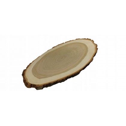 TACA OZDOBNA CZEREMCHA DŁ 35-40 CM PLASTER DREWNA