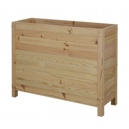 Wysoka Skrzynia na Donicę /szer. 88cm/Regulacja Dna/ RDS – Naturalna