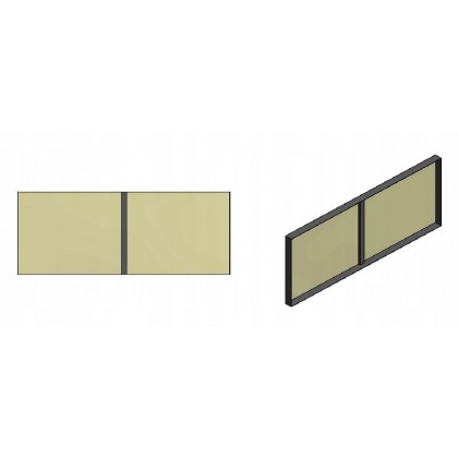 Szara półka 120x45 regał metalowy Helios 175