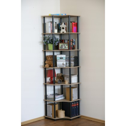 Regał Narożny Dedal-7W 210x56x56 regały półki GR