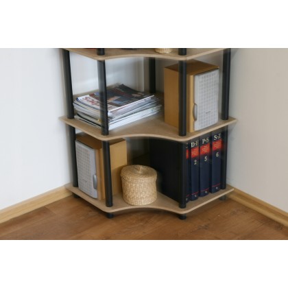 Regał Narożny Dedal-7W 210x56x56 regały półki GR