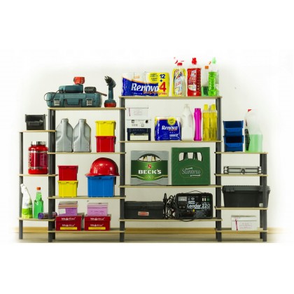 Regał Narożny Dedal-7W 210x56x56 regały półki GR